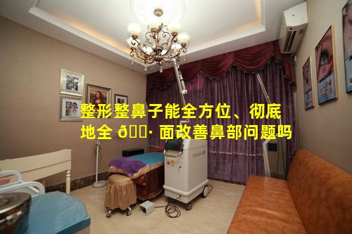 整形整鼻子能全方位、彻底地全 🌷 面改善鼻部问题吗